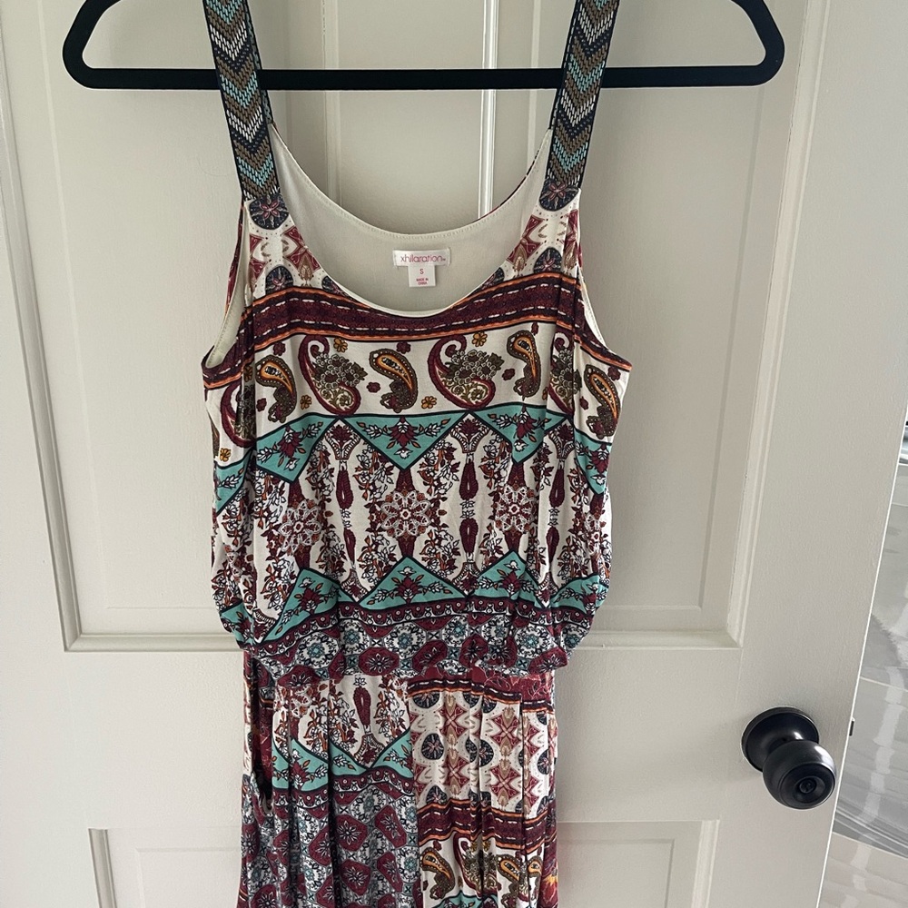 Xhilaration Multicolor Patterned Romper